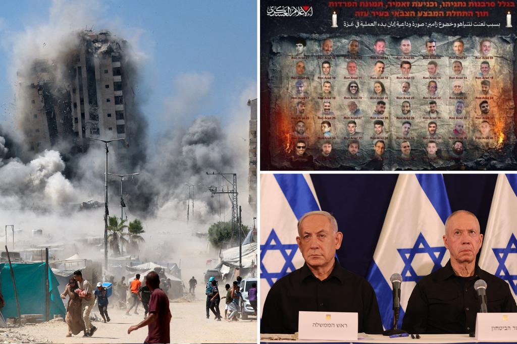 Hamas releases 'parting image' of 48 remaining captives, vowing that...